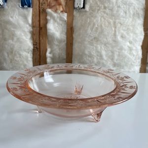 Pink Depression Glass Bowl
